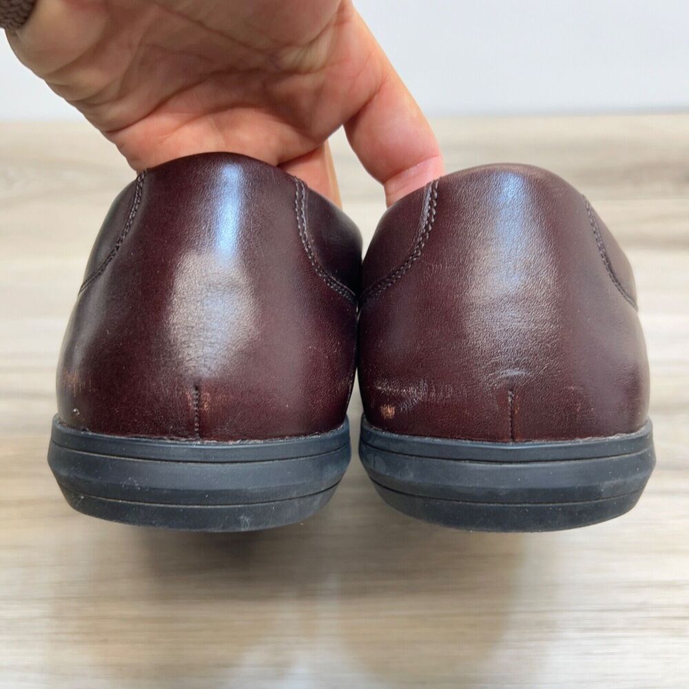 Birchbury Burgundy Brown Mens US 13 - EU 46 Oxford Barefoot Dress Shoe Brenston - Picture 4 of 12
